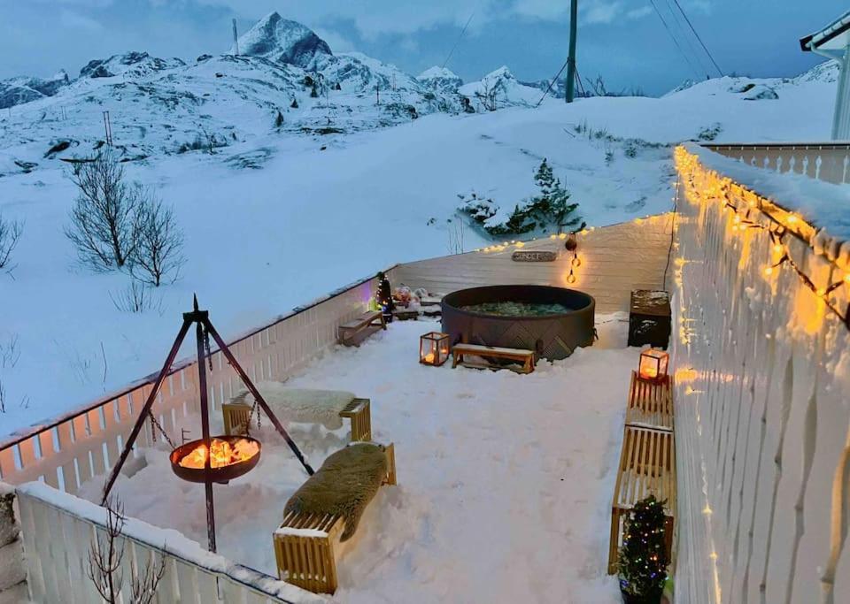 Sundet Lofoten Holiday House Villa Sund  Kültér fotó